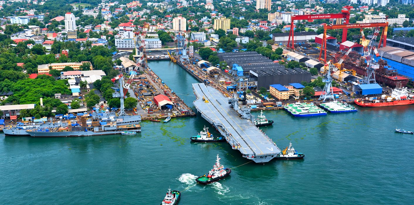 Cochin Shipyard Limited in Kochi, Kerala