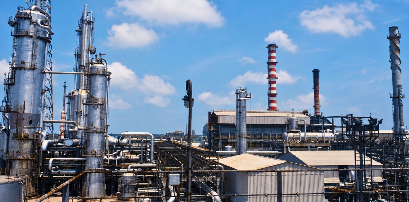 FACT industrial facility in Kochi, Kerala